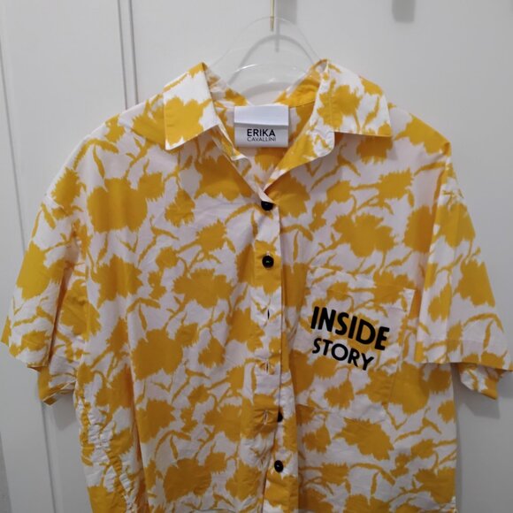 Yellow and white shirt - Picture 3 of 4